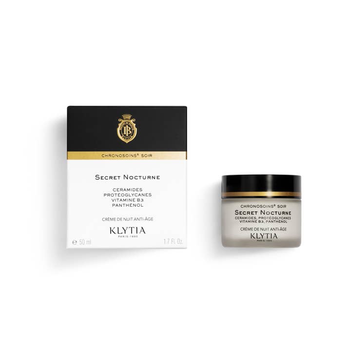 GEHEIMNIS NOCTURNE I Revitalisierende Anti-Aging-Lifting-Nachtcreme für den Großhandel von KLYTIA PARIS SAS