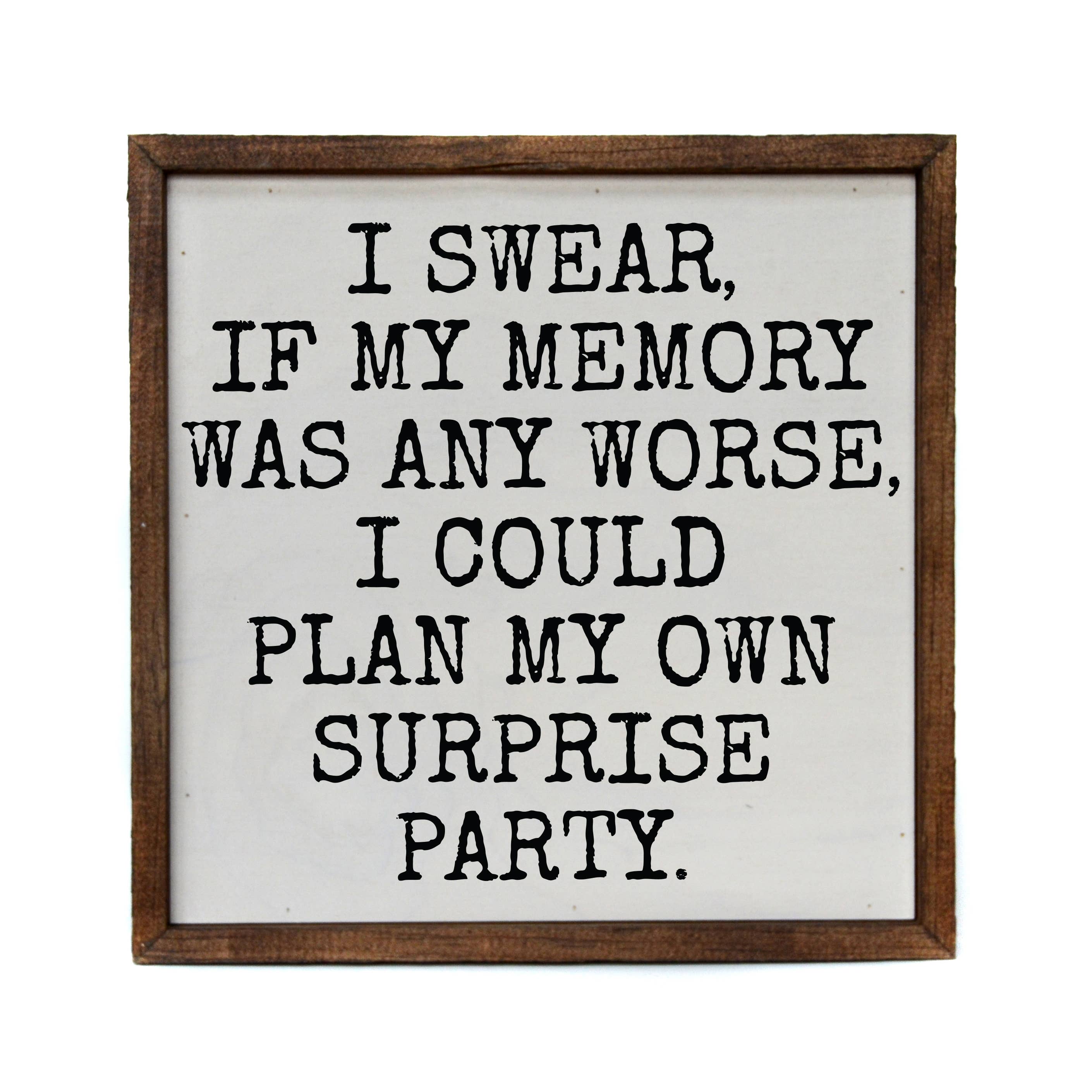 Driftless Studios - Vente Pancarte - Planifier ma propre pancarte surprise avec des dictons - Décoration maison amusante