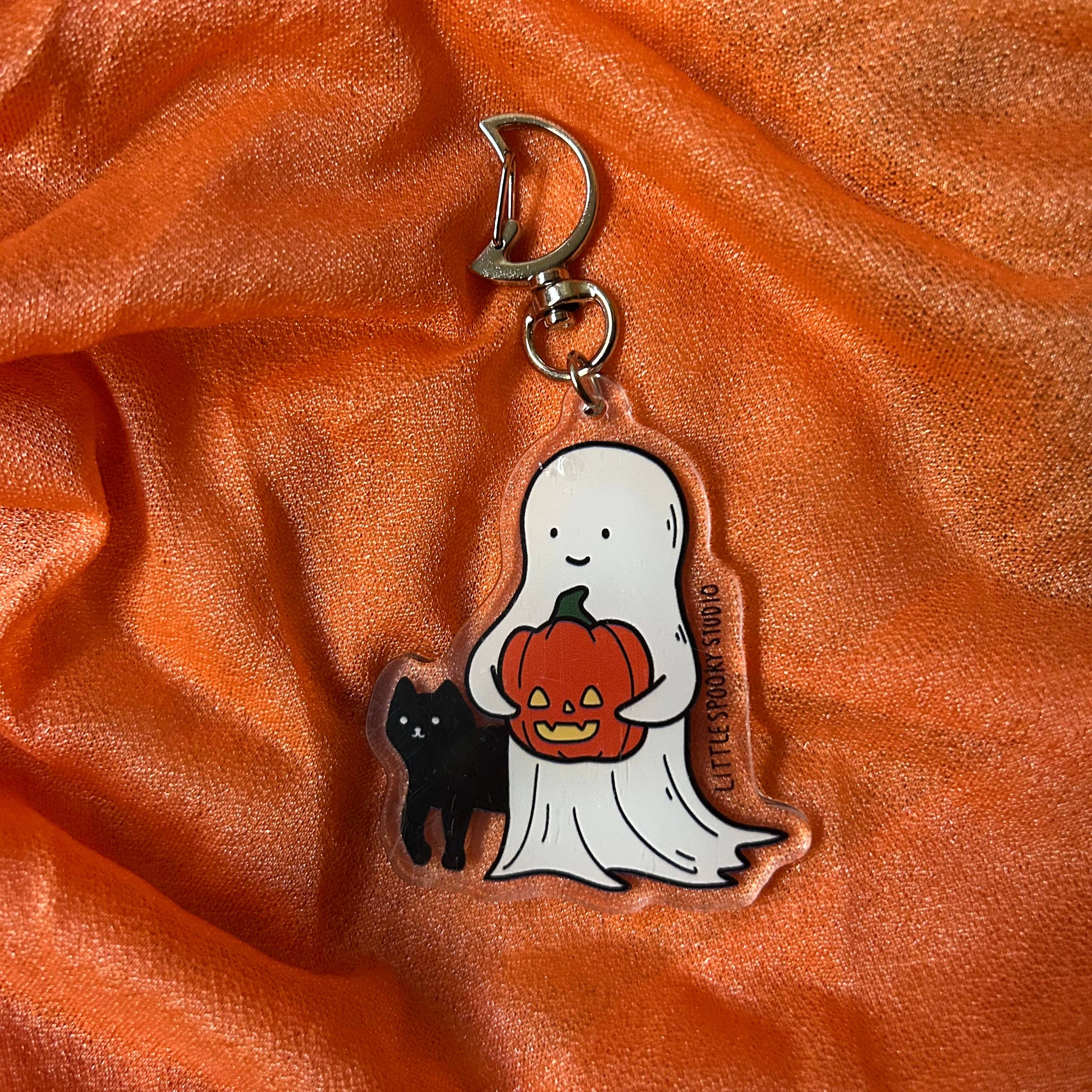 Little Spooky Studio - Wholesale Keychain - Women's - Gregory Ghost Acrylic Keychain1