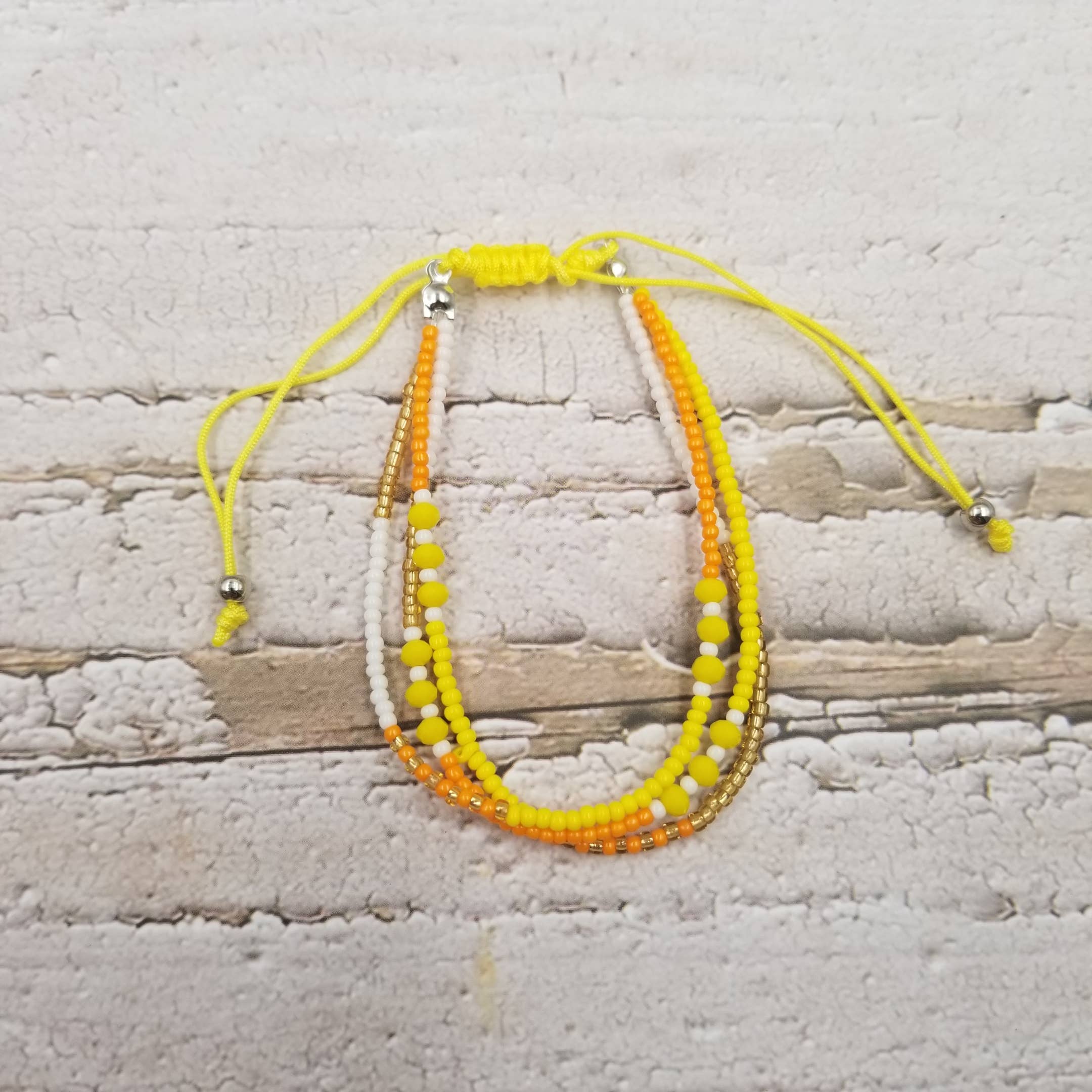 Treasure Wholesale - Wholesale Beaded Bracelet - Boho Layered Colorful Beads Bracelet7