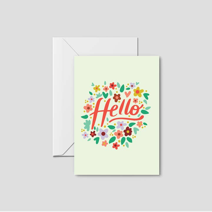 Carte de vœux Hello From the Flower Field pour la vente par Heartfelt Hello