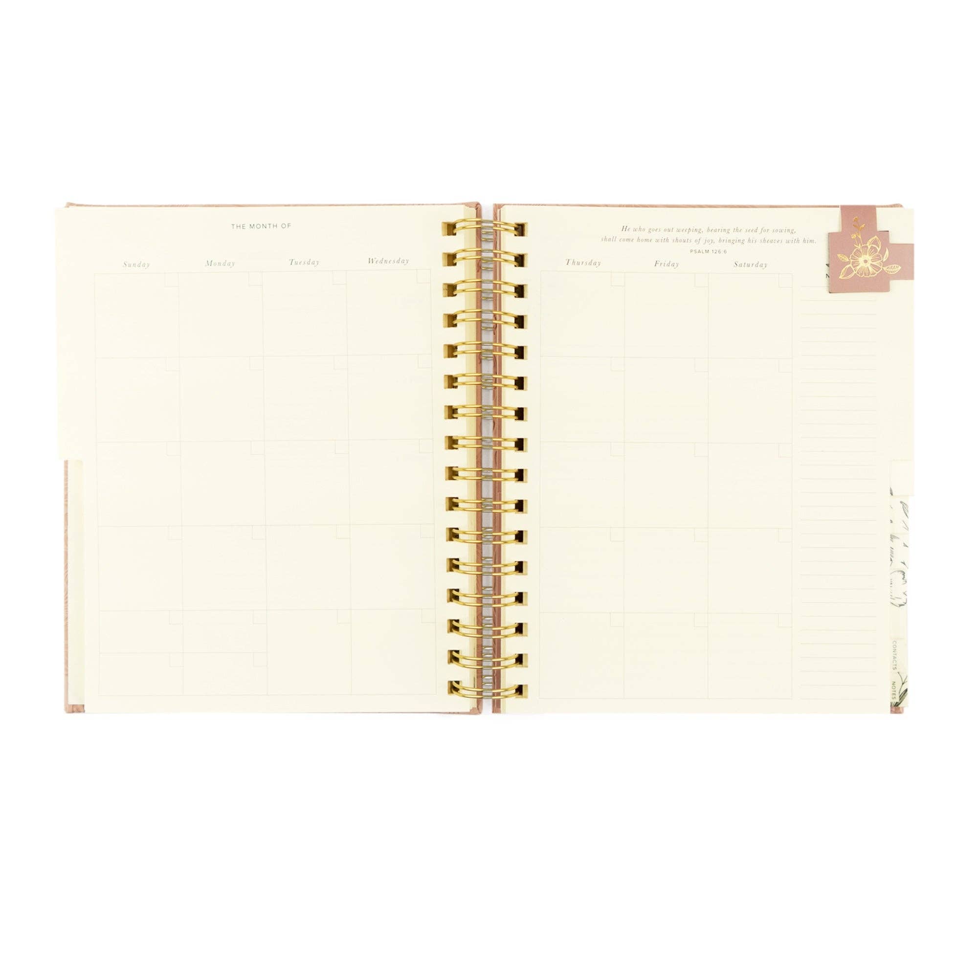 Hosanna Revival - Wholesale Planner - 12-Month Undated Planner: Sonora Design, Spiral8