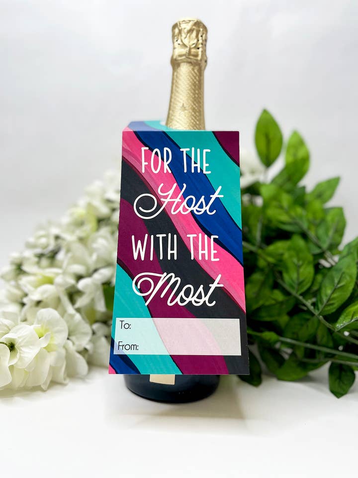 Etiqueta de oferta para garrafas de vinho, relacionados com vinho, hostess Gift store por atacado de Katherine Designs & Co.