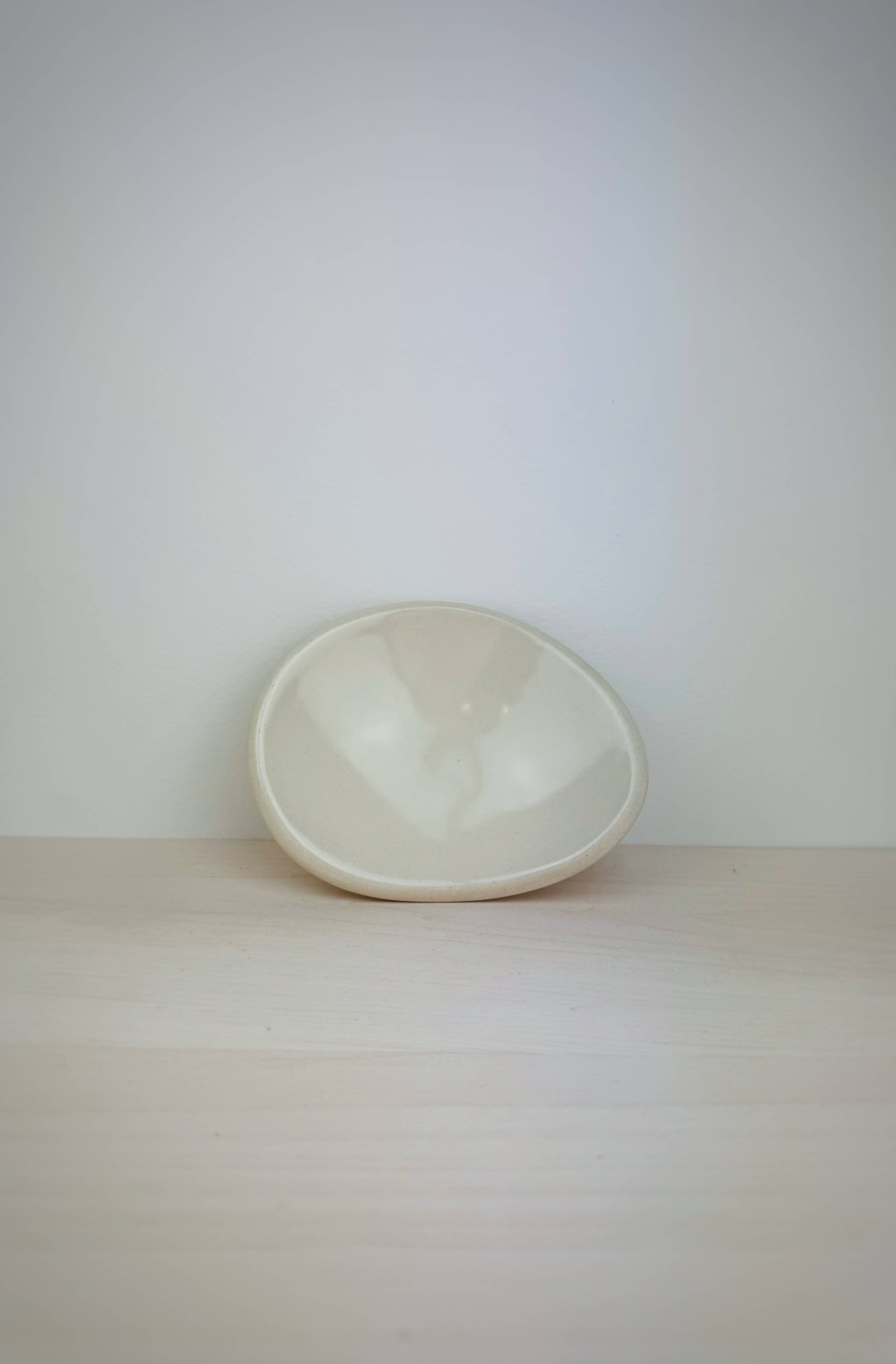 Wishbone Pottery - Wholesale Decorative Plate/Dish/Bowl - Little Pebble Dish | White Stoneware Clay5