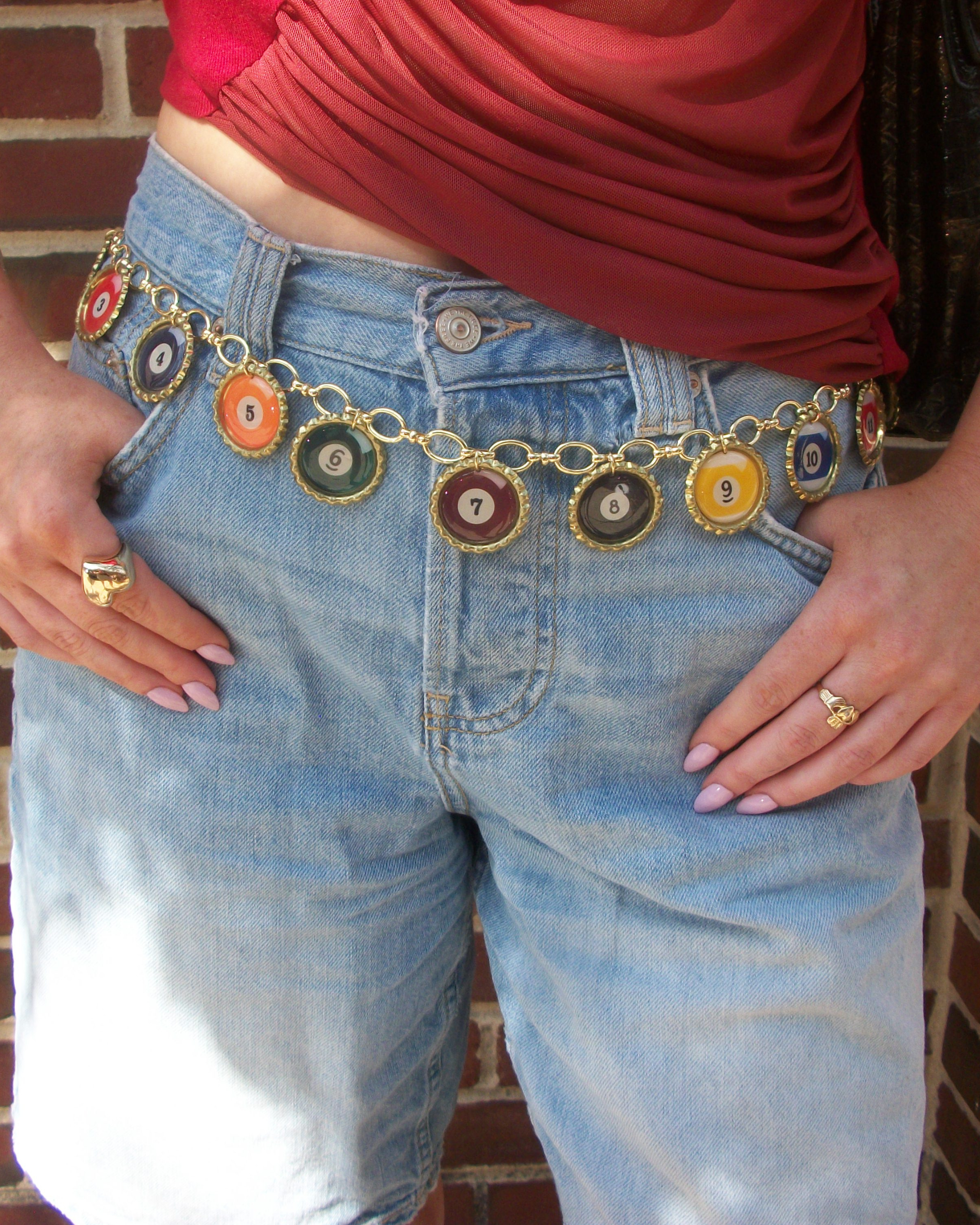 Painted Lady - Wholesale Belt - Women's - Billiard Chain Belt4