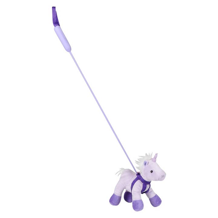 La Luna Bella - Toys – wholesale Stuffed/plush toy – Kids & baby – 7" UNICORN WITH 27" LEASH - LLB Plush Toys