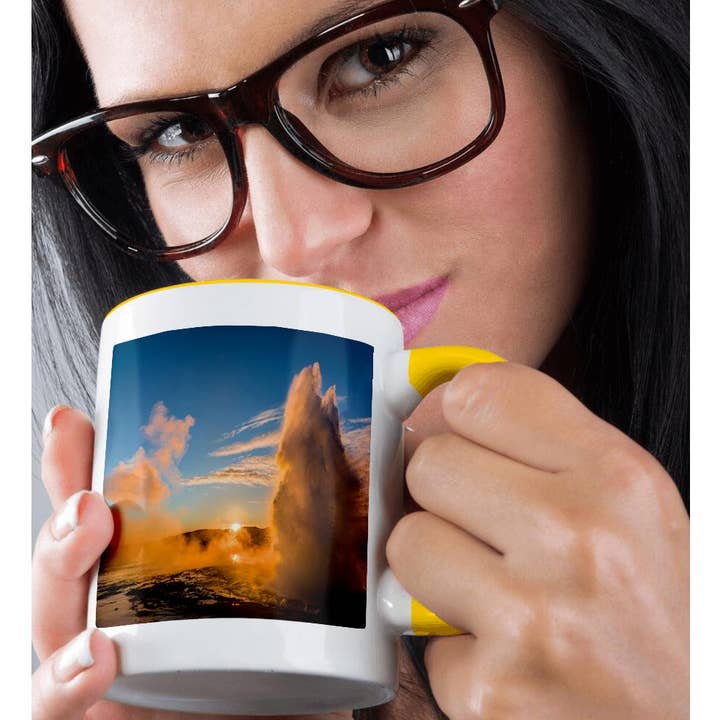 3dRose - Wholesale Coffee Mug - 3dRose, The geyser Strokkur in the Haukadalur during winter. Iceland, Mug1