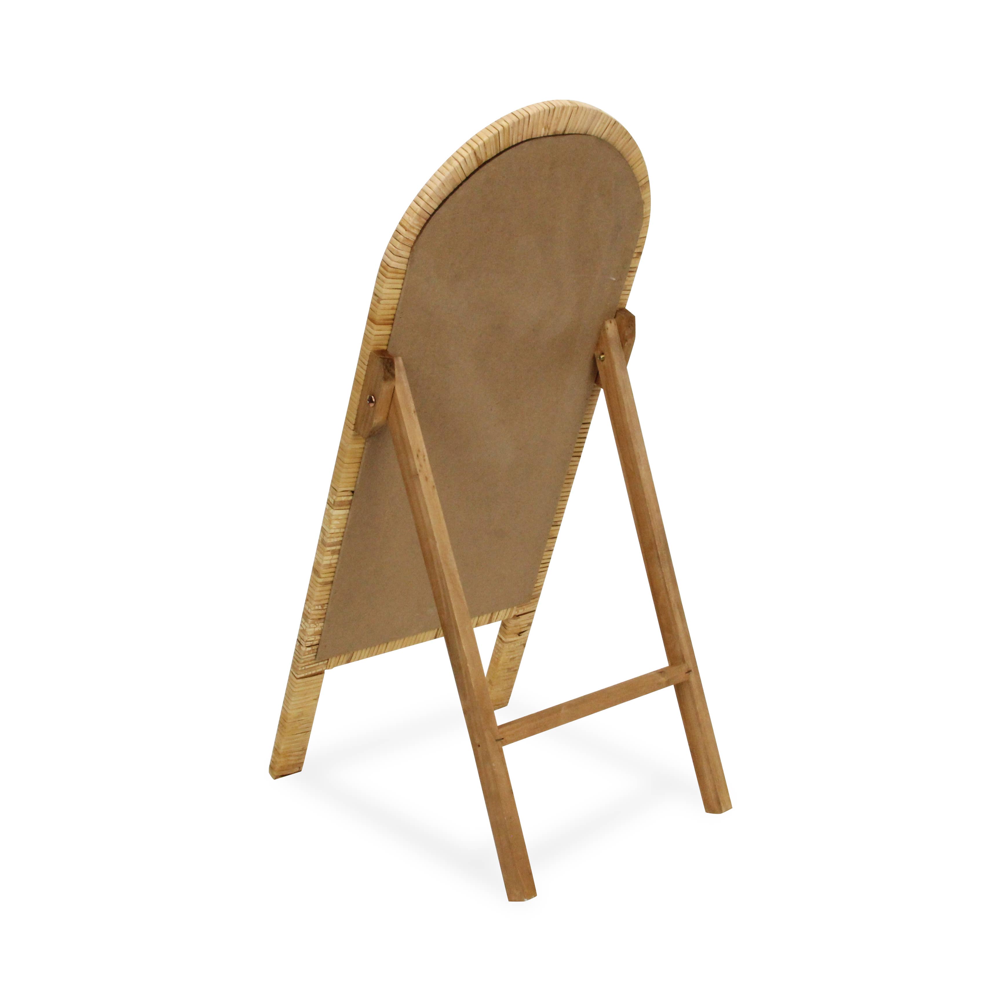 Cheungs Home Decor - Wholesale Chalkboard - Roussilon Curved Rattan Wrapped Standing Chalkboard11