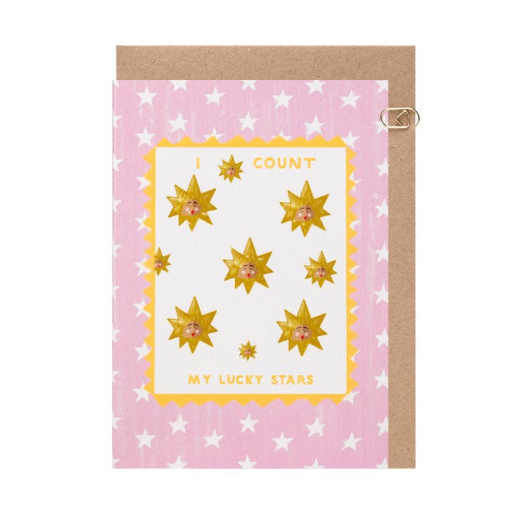 Celestial Jag räknar mina lyckliga stjärnor-kort för wholesale av Meloo