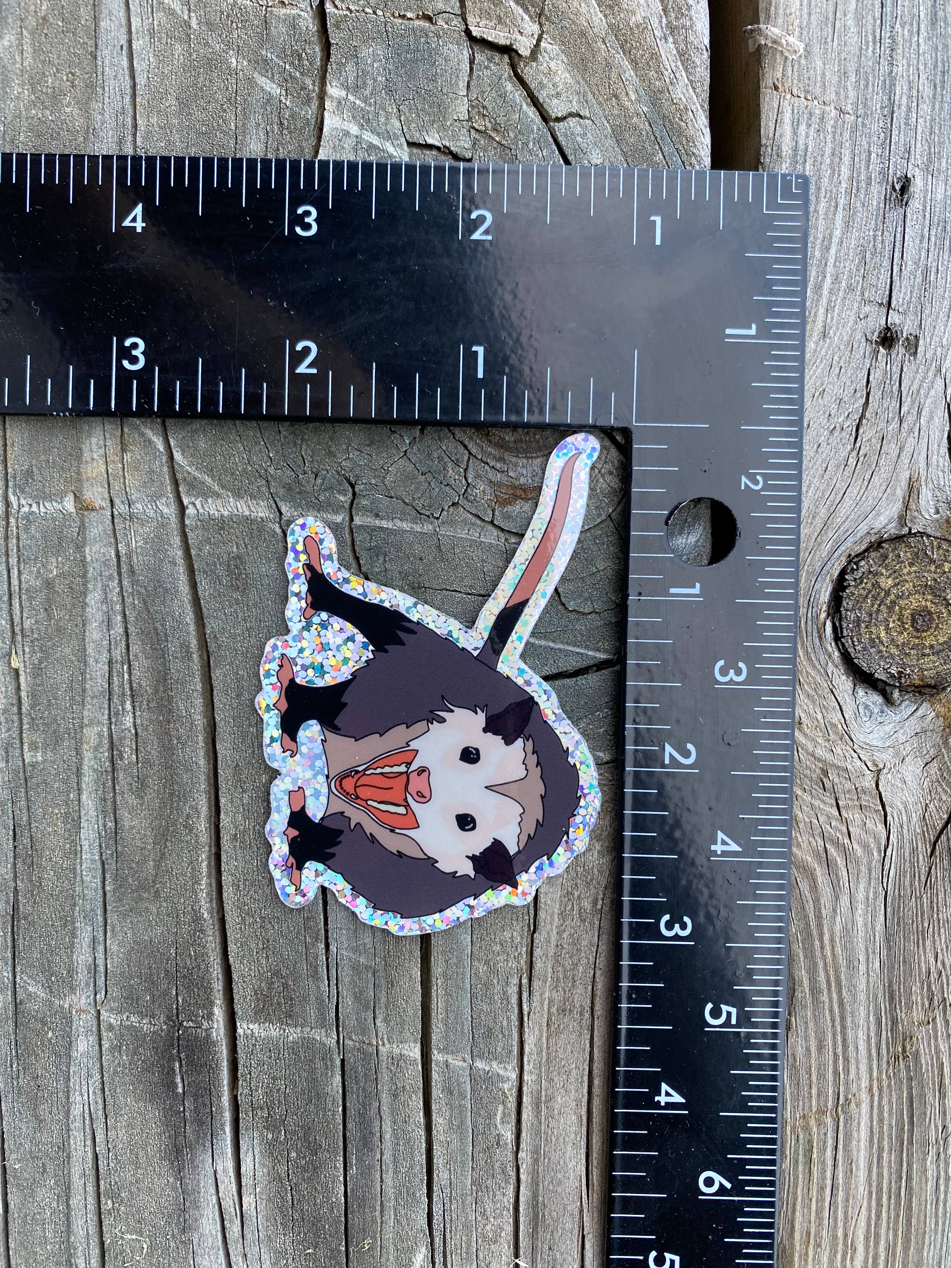 Carolina Pine Prints - Wholesale Sticker - Possum Sticker: Appalachian Glitter Sticker2