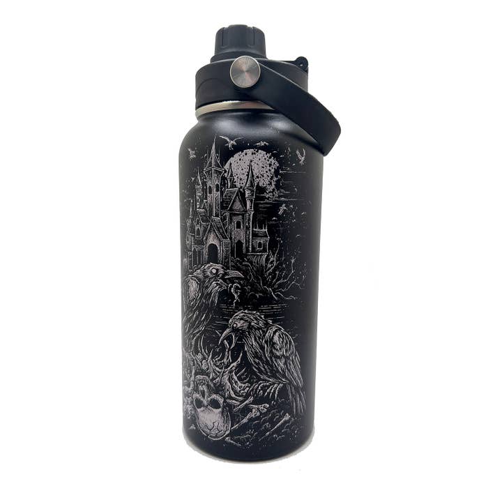 vampirefreaks - Wholesale Water Bottle - Murder of Crows 32 Oz Water Bottle1