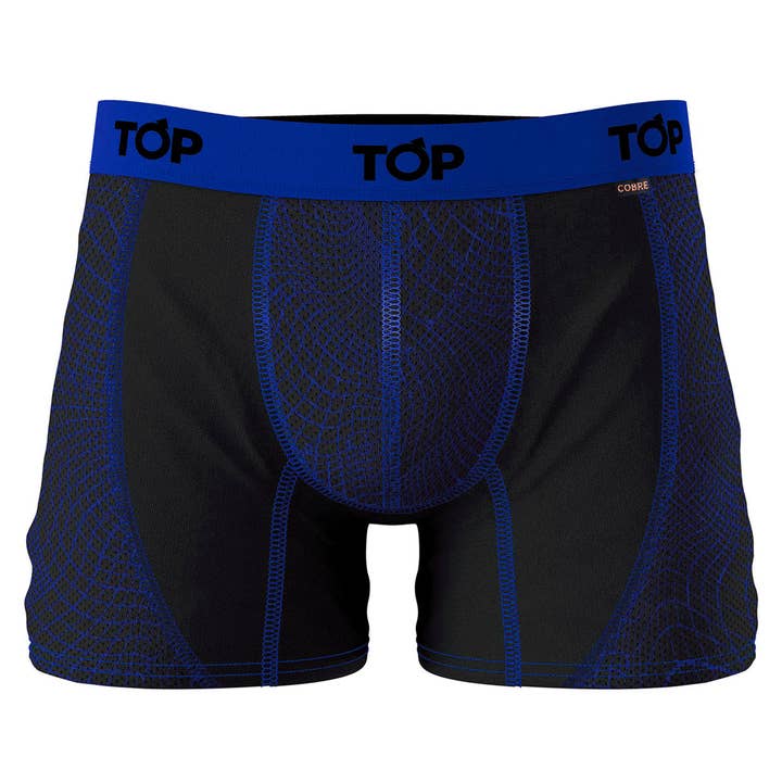 TOP - Wholesale Underwear - Men's - Men Boxer Brief Copper - Pack of 3 Microfiber & Copper