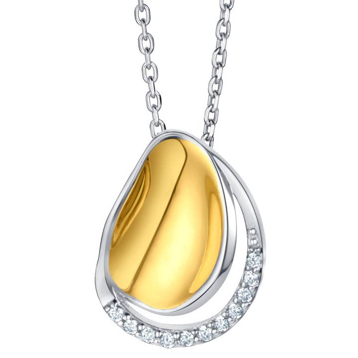 Sterling Silver Sun-Drop Pendant Hypoallergenic for wholesale by Peliani