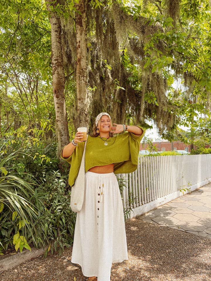 Gardenbelle Shop - Wholesale T-shirt – women's - Bohemian Bamboo Organic Cotton Tee Shirt, Flowy Comfy Top17