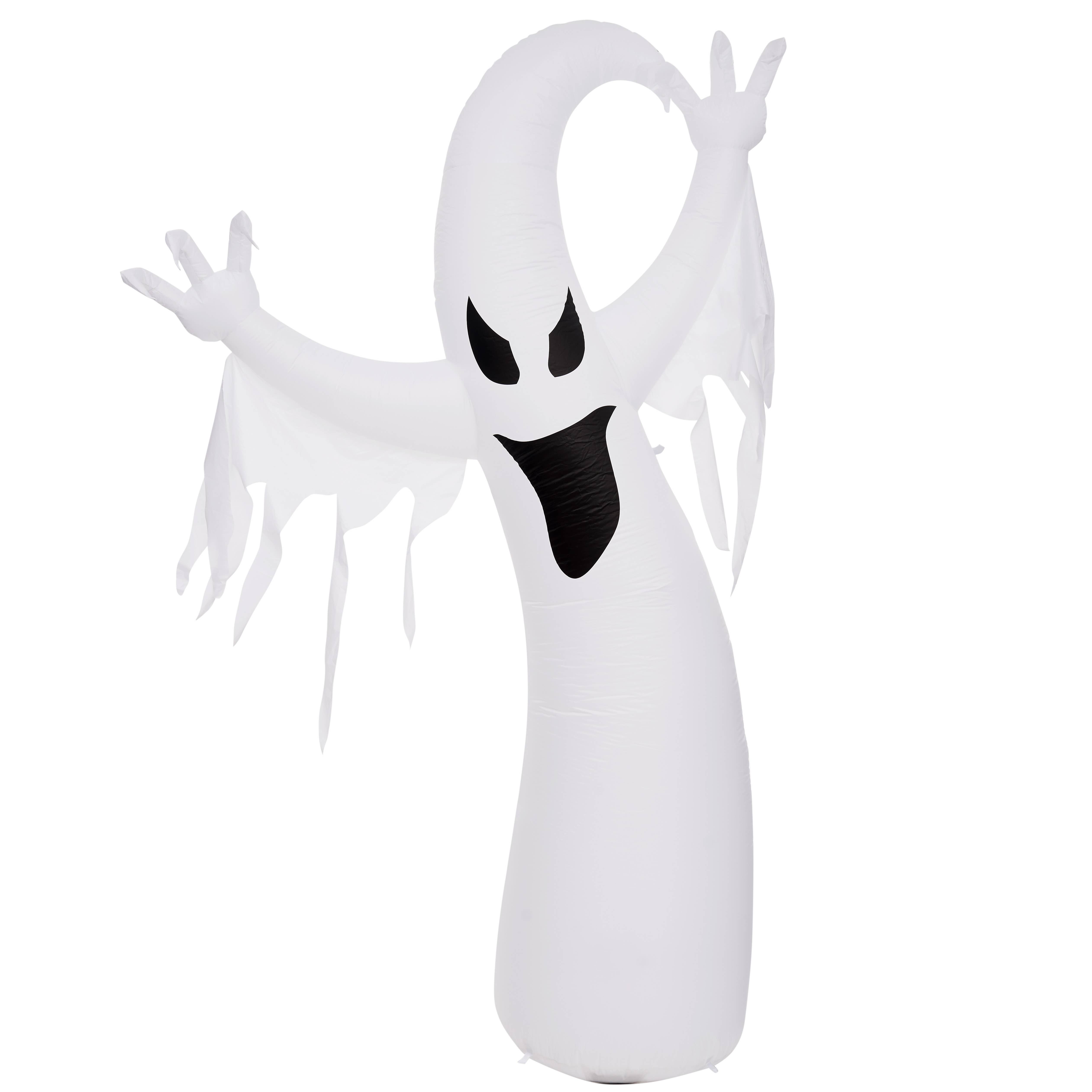 The Twiddlers - Wholesale Inflatables - Halloween Giant Inflatable Ghost - 9ft Mains Powered LED4