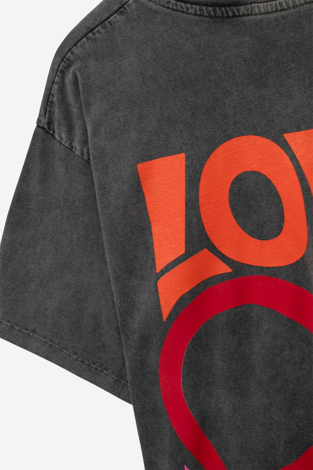 Black T-Shirt with Love is Air and Heart with Peace logo for wholesale on Faire2