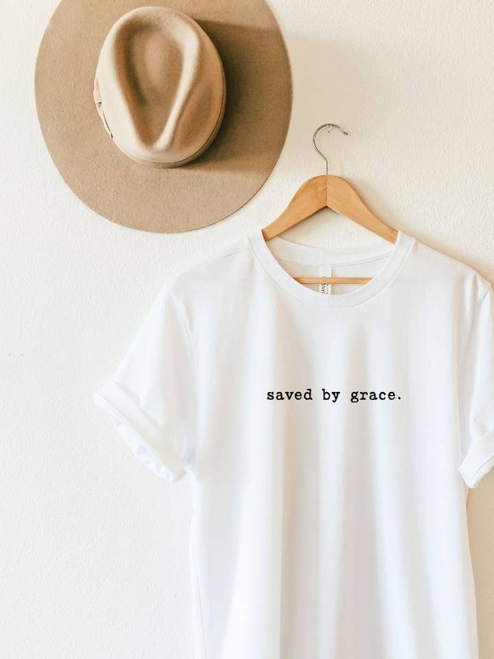 SALVADOS POR GRACIA. Camiseta gráfica para venta al por mayor de OAT COLLECTIVE