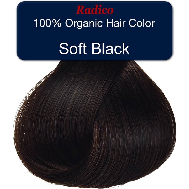 Radico USA - Wholesale Hair Dye - Men's Soft Black - 100% Organic Facial Hair Coloring1