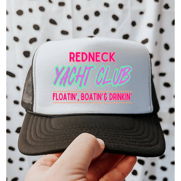 H+P Wholesale - Wholesale Trucker Hat - Women's - Redneck Yaht Club Trucker hat