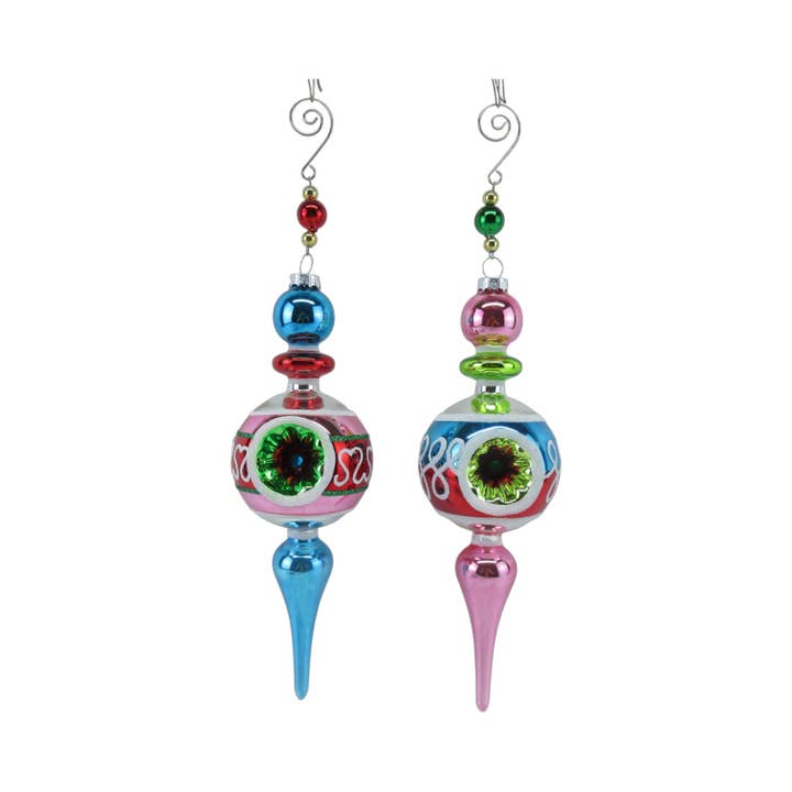 December Diamonds - Wholesale Ornament Set - 2 Asst Pastel Sphere Orn0