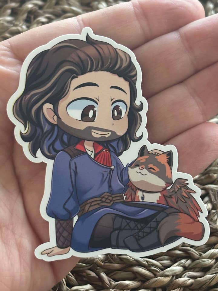 Gale - Baldurs Gate 3 - Autocollant pour la vente par Nordic Book Adventure