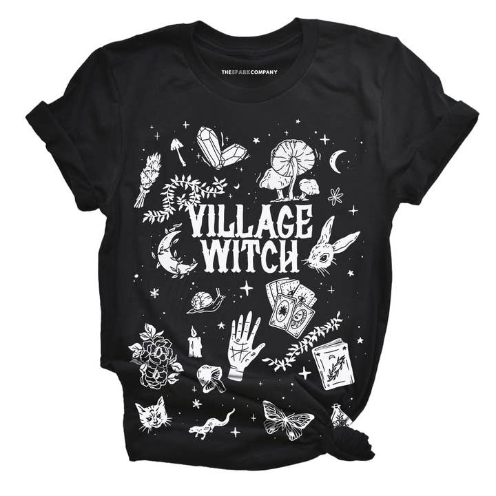 Village Witch T-Shirt for wholesale by The Spark Company