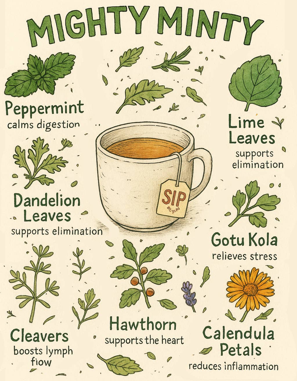 Sip and Smile LTD – wholesale Tea bags – Mighty Minty1