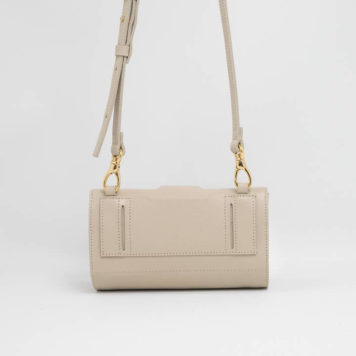 Unofuku - Wholesale Shoulder Bag - Women's - re:credo Noemi 4-Way Shoulder Bag (Beige)1