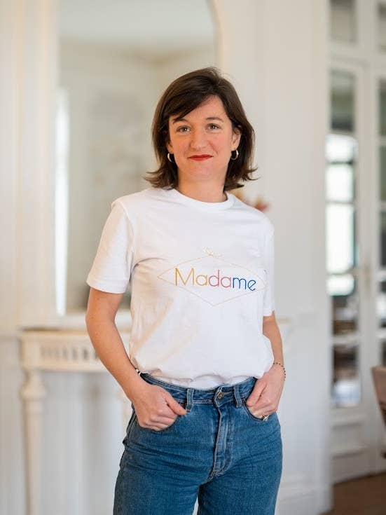 Madame Tricolor Tee Shirt for wholesale by Les Petits Lots