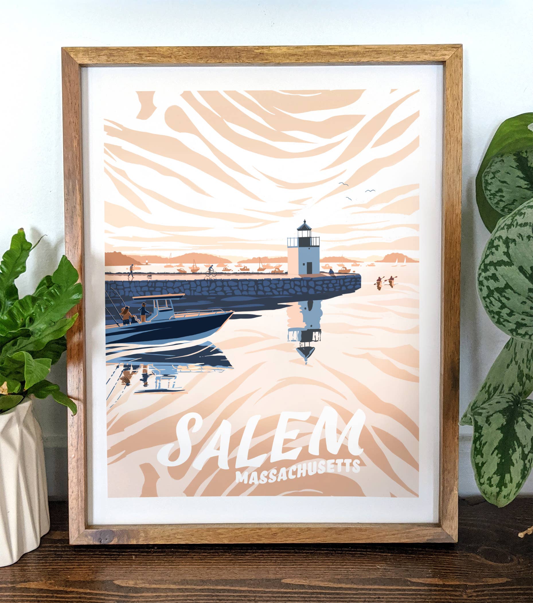 Kat Maus Haus Illustration - Wholesale Art Print - Salem, Massachusetts Print1