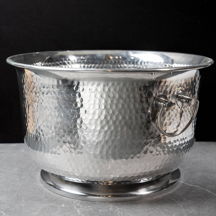 India Handicrafts Inc - Wholesale Party Tub - Aluminum Tub with Handles