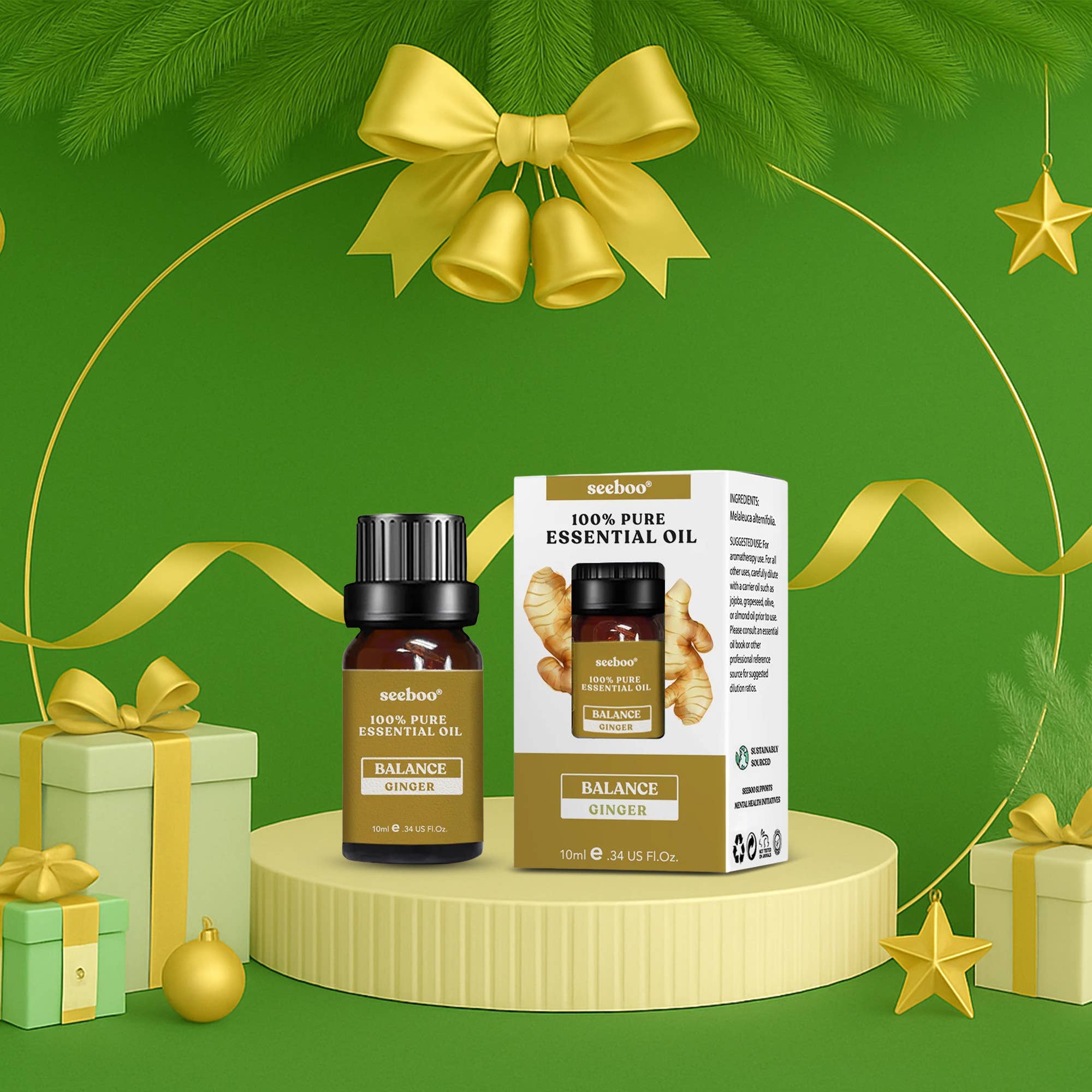 seeboo - Wholesale Essential Oil - BALANCING ORGANIC GINGER OIL - LIMITED EDITION0