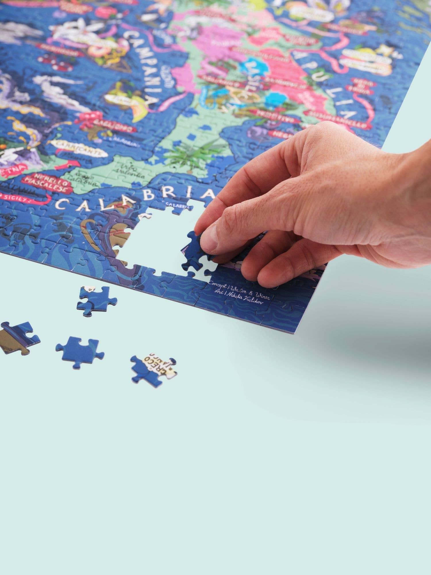 Water & Wines - Wholesale Puzzle - Adult - Wine Puzzle - Italy5