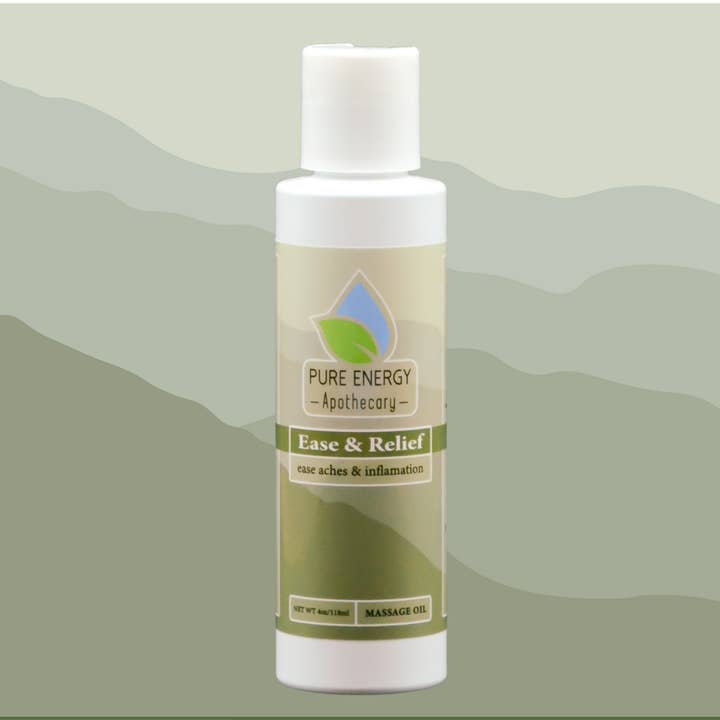 4 oz Aches Away Oil for wholesale by Healing Earth by Pure Energy Apothecary