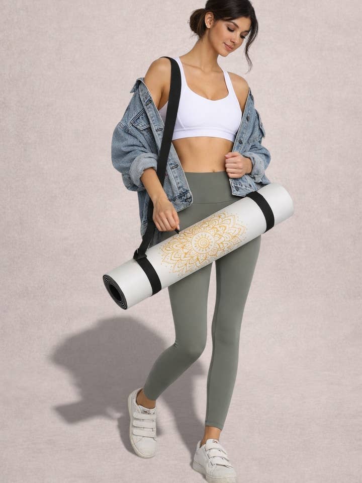 Chakra Shanti PU Yoga Mat for wholesale by Shakti Warrior