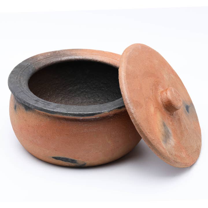 Hakan - Wholesale Cooking pot - Twice-baked Terracotta, Unglazed Clay Cooking Pot with Lid11
