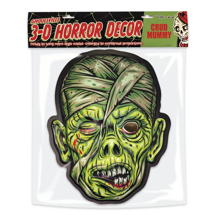 Retro-a-go-go! - Wholesale Wall Accent - Crud Mummy 3D Wall Decor