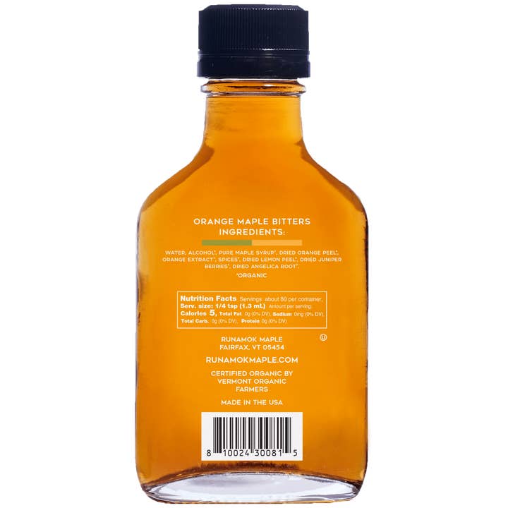Runamok - Vente Bitters - Bitters d'érable orange 100ml2
