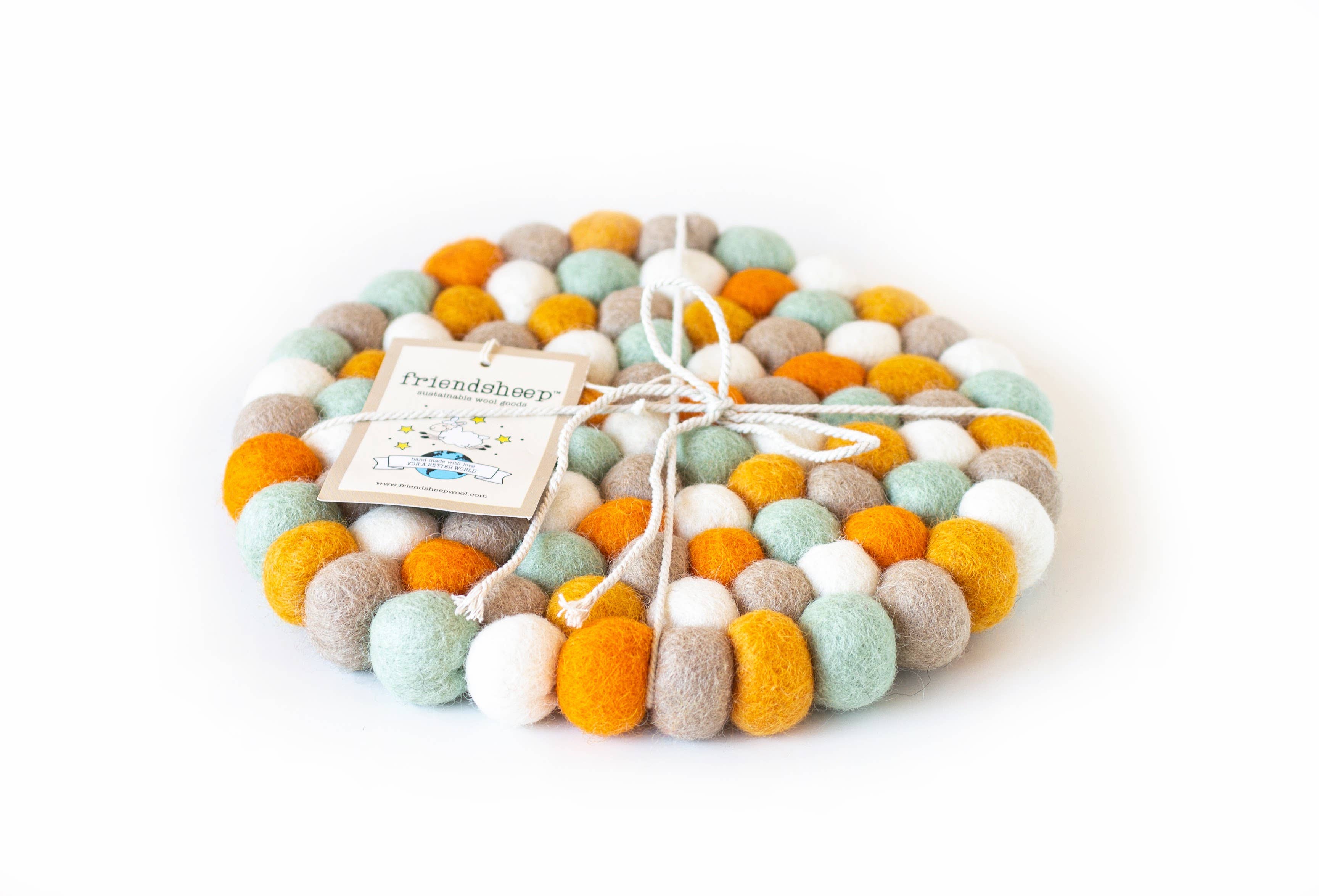 Friendsheep - Wholesale Coasters - Pumpkin Patch Eco Coasters and Trivets2