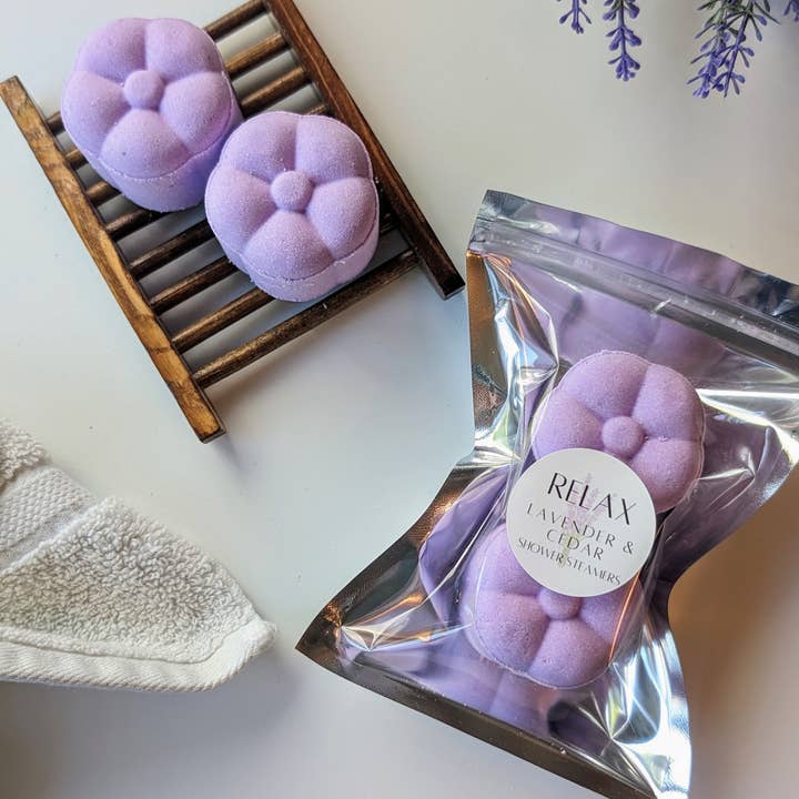 Beachy Bubbles Bath Co - Wholesale Shower Steamer/Bomb - Relax Shower Steamers2