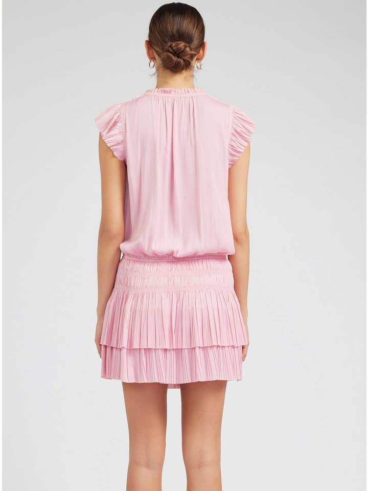 Current Air - Wholesale Dress - Women's - Mini Dress With Pleated Skirt