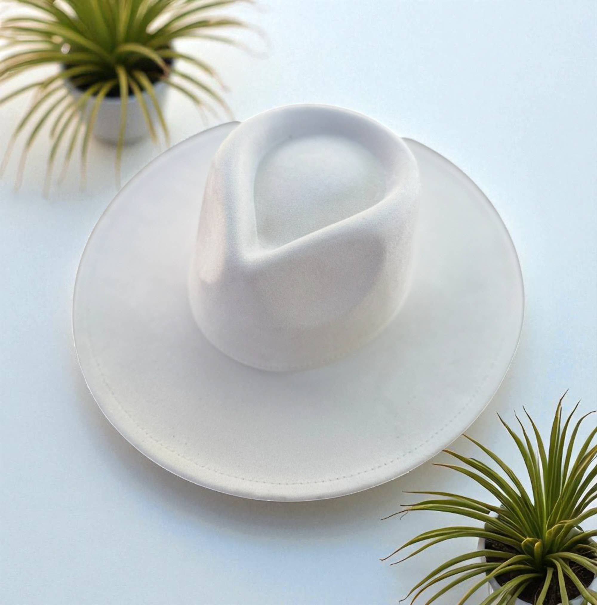 Bella Betty - Wholesale Fedora - Unisex - Vegan Suede Wide Brim Rancher Hat 27