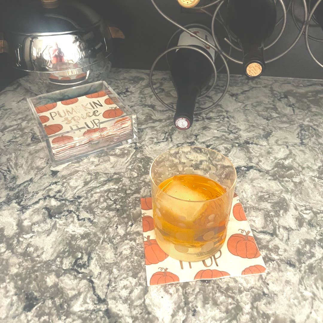 CJ Gift Goddess - Vente Porte-serviette - Porte-serviettes à cocktails/boissons en acrylique transparent6