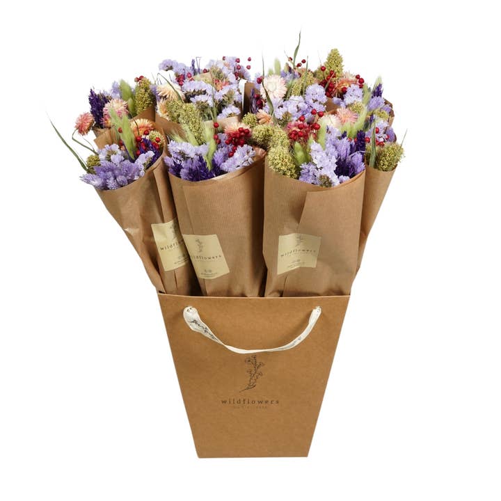 Wildflowers by Floriette - Wholesale Dried/Pressed Flowers - Dried Flowers - Market More - Purple Dusk