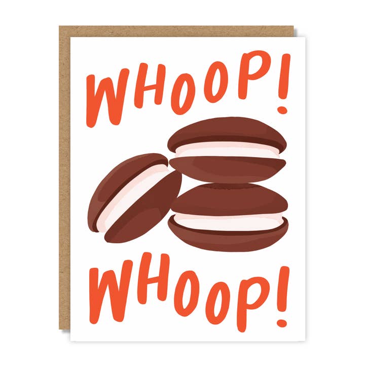 Whoop! Whoop! Card for wholesale by Tiny Buffalo Designs Co.