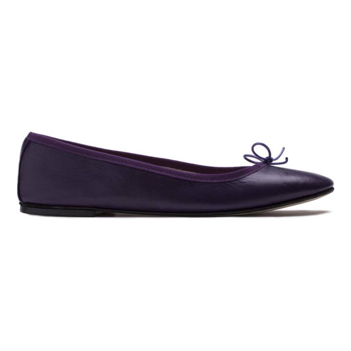 NICOLE Ballerina in Purple Nappa for wholesale by Spelta Milano