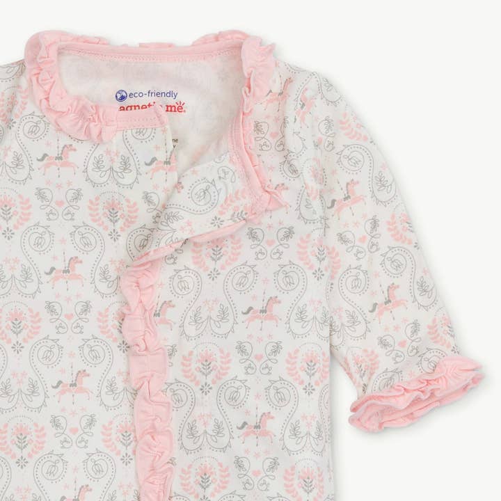 CAROUSEL MODAL MAGNETIC FOOTIE W/RUFFLES for wholesale on Faire2