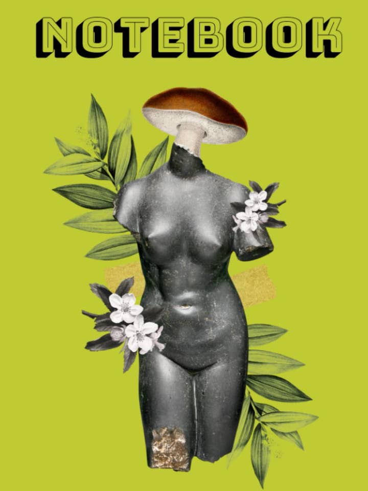 Cuaderno, diario, diario, de Mushroom Head para venta al por mayor de Moonlite Mama