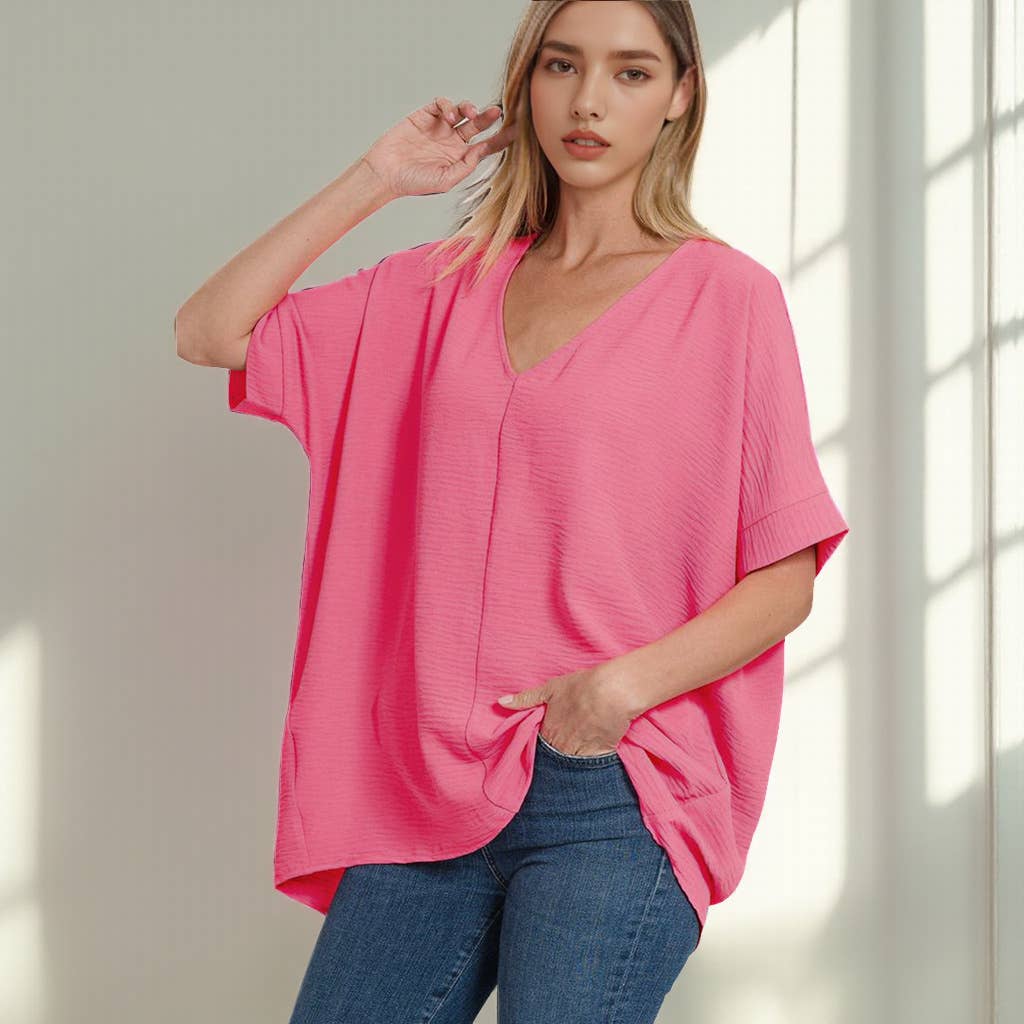 42POPS - Wholesale Blouse - Women's - `.Airflow Dolman Short Sleeve Top20