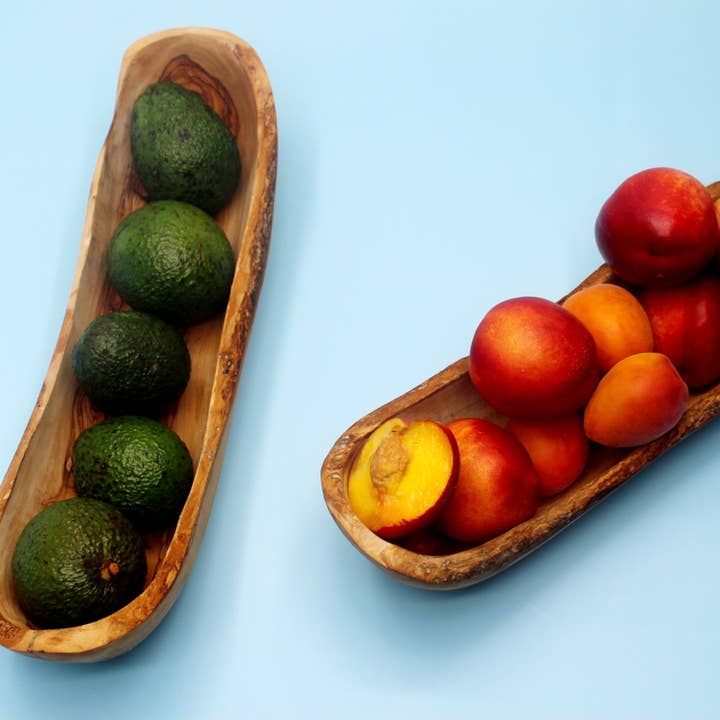 DAGDEG - Wholesale Decorative Plate/Dish/Bowl - Rustic fruit and bread bowl made of olive wood4